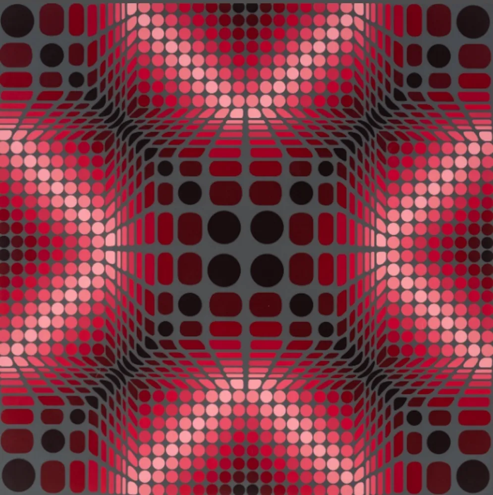 丝网印刷 Vasarely - Boulouss