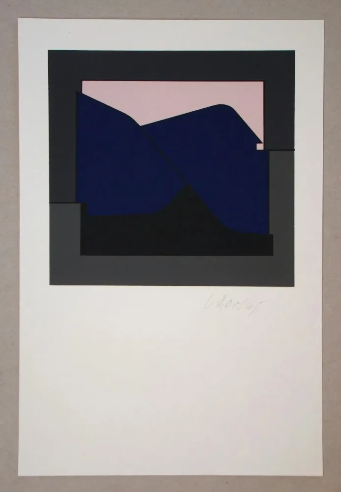 丝网印刷 Vasarely - Poprad