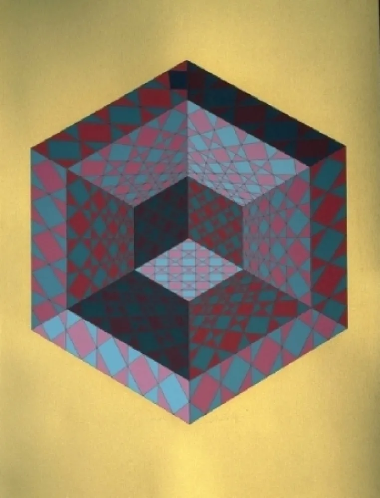 丝网印刷 Vasarely - SANCTON
