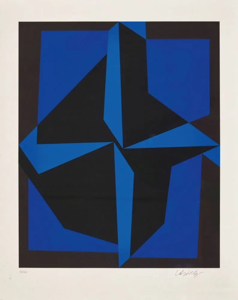 丝网印刷 Vasarely - The Fifty Years 3, Zillah - Al