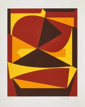 丝网印刷 Vasarely - The Fifty Years 6, Camocim