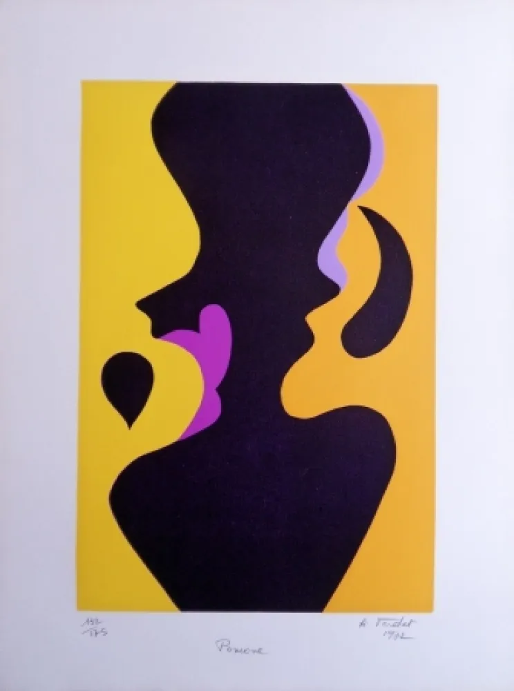 石版画 Verdet - Pomone