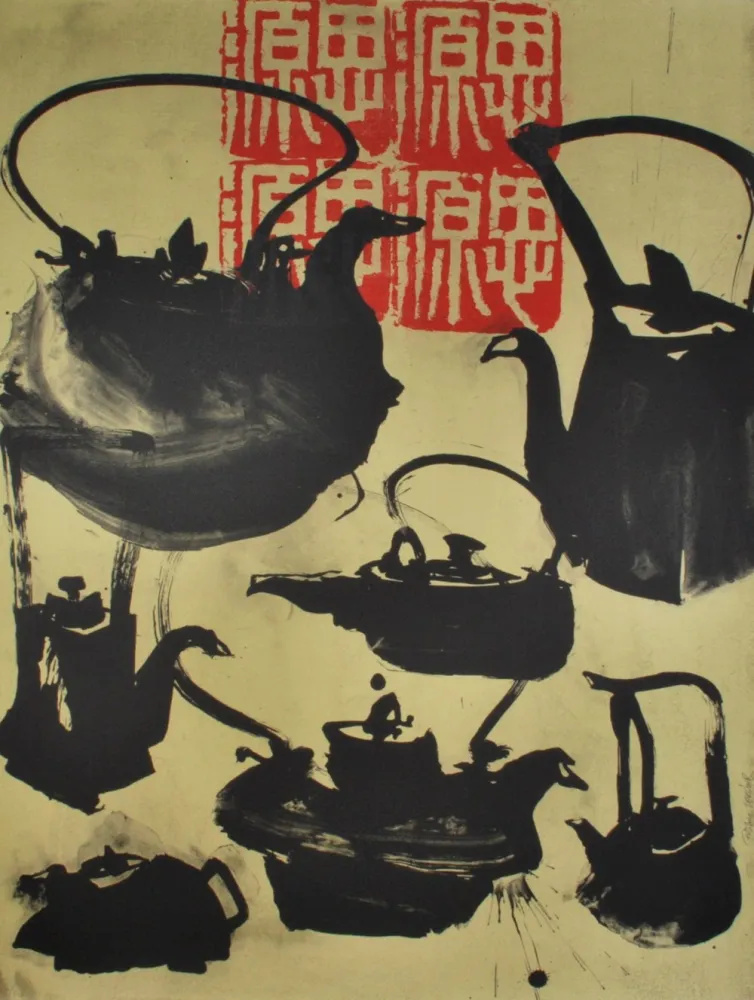 石版画 Verdier - Adieu XXème