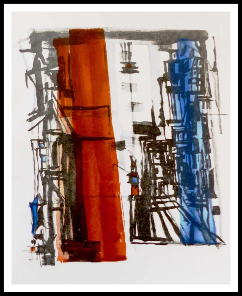 石版画 Vieira Da Silva - Lithographie originale 