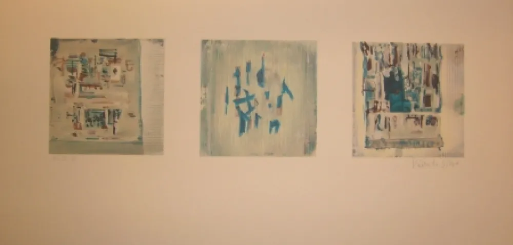 石版画 Vieira Da Silva - Sans titre