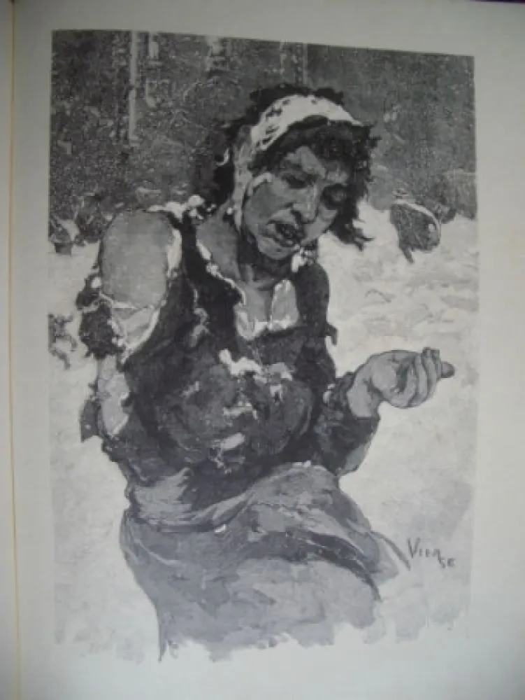 木刻 Vierge - La misère à Londres