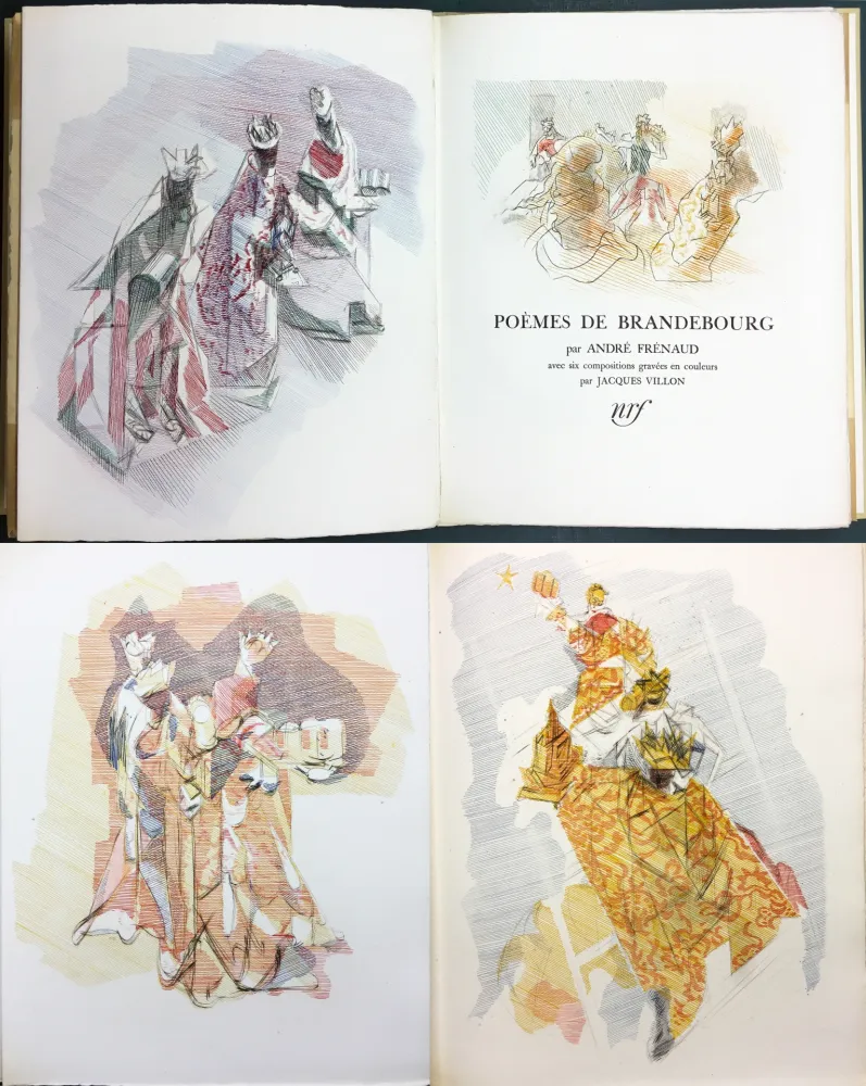 插图书 Villon - André Frénaud : POÈMES DE BRANDEBOURG (1947)