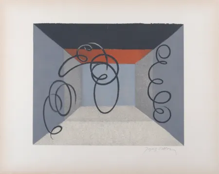 石版画 Villon - Le Théâtre, 1962