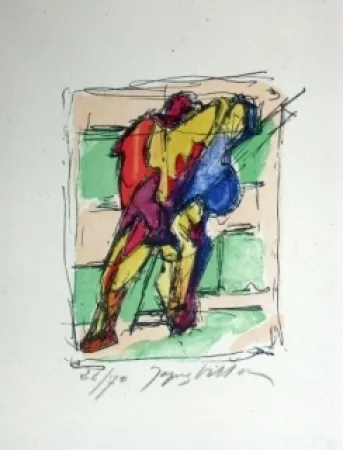 石版画 Villon - Sans titre 3