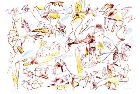 石版画 Voss - Sans titre