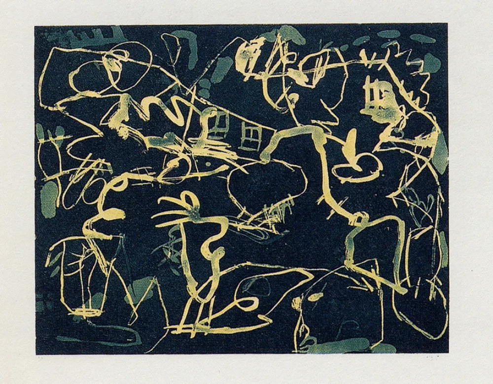 版画 Voss - Voie de la fumée