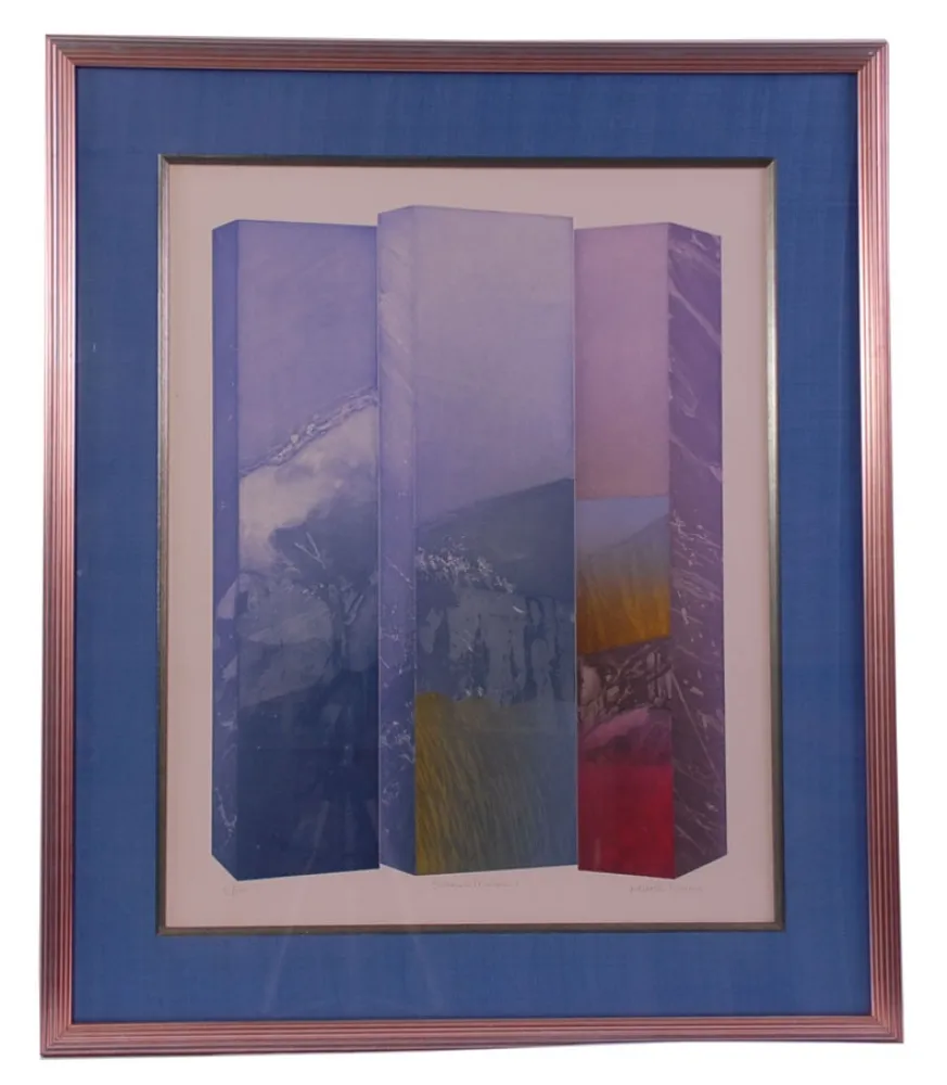 蚀刻版画 Ware - Shaped Triptych I