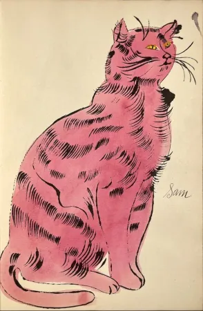 石版画 Warhol - 25 Cats Name[d] Sam and One Blue Pussy, IV.56B