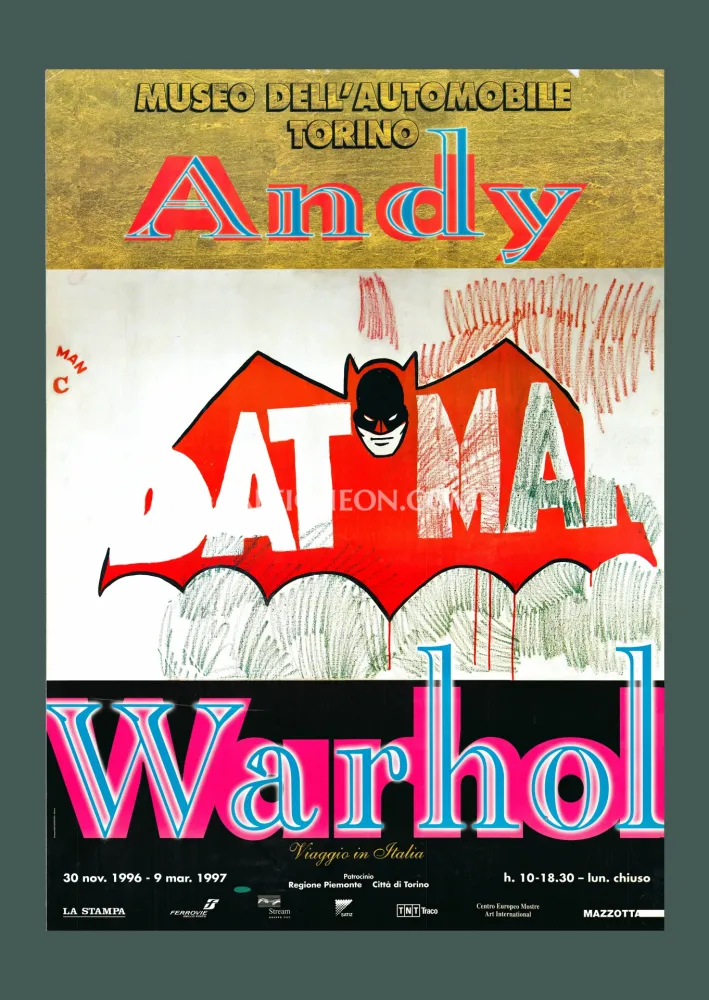石版画 Warhol - Andy Warhol: 'Batman Dracula' 1997 Offset-lithograph