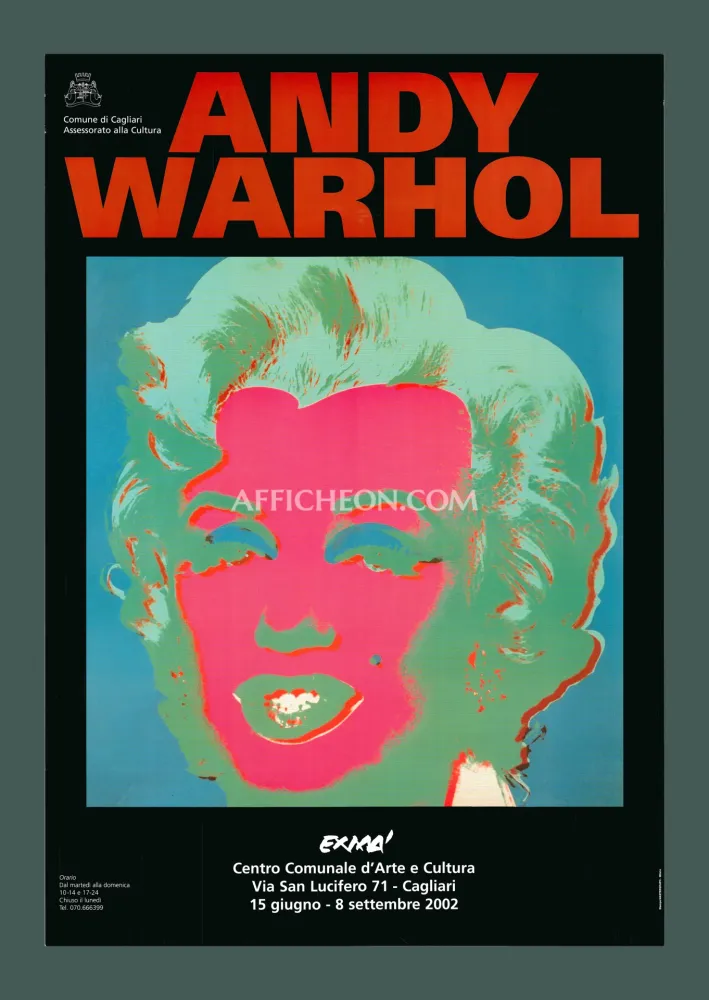 石版画 Warhol - Andy Warhol: 'Marilyn (Black/Violet)' 2002 Offset-lithograph