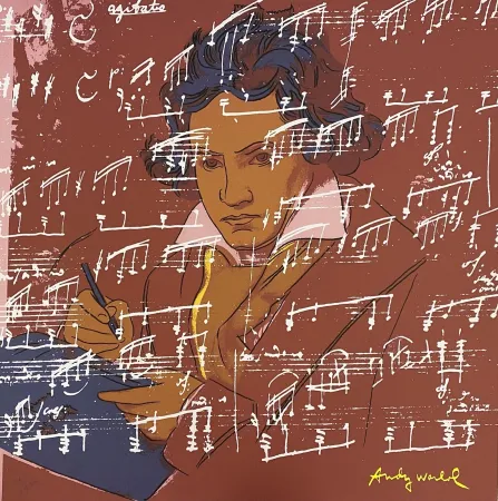 胶版印刷 Warhol - Beethoven