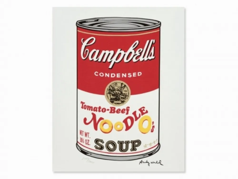 石版画 Warhol - Campbell