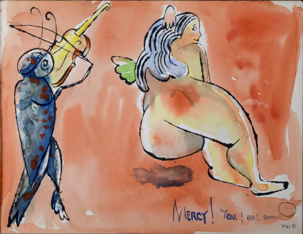 石版画 Warhol - In the Bottom of My Garden (J), 1956