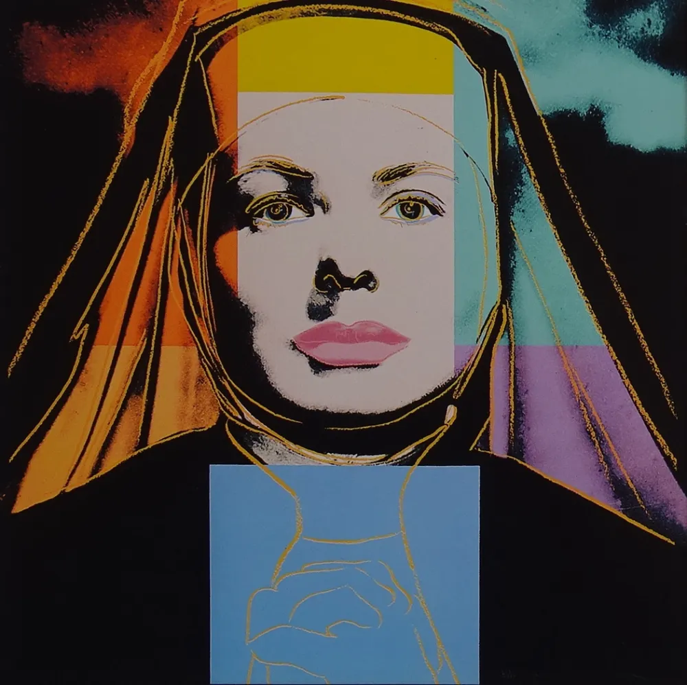 丝网印刷 Warhol - Ingrid Bergman - The bells of St. Mary´s