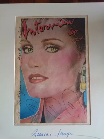 胶版印刷 Warhol - Jessica Lange