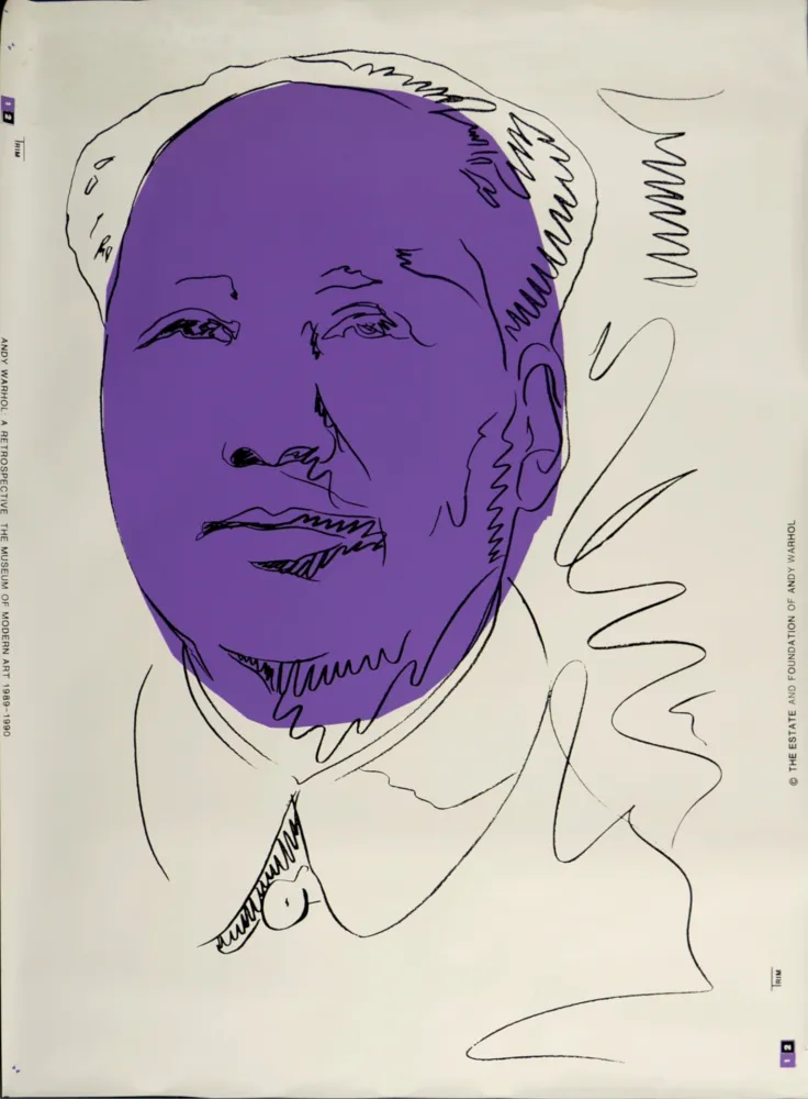 丝网印刷 Warhol - Mao, 1989 - Very large!