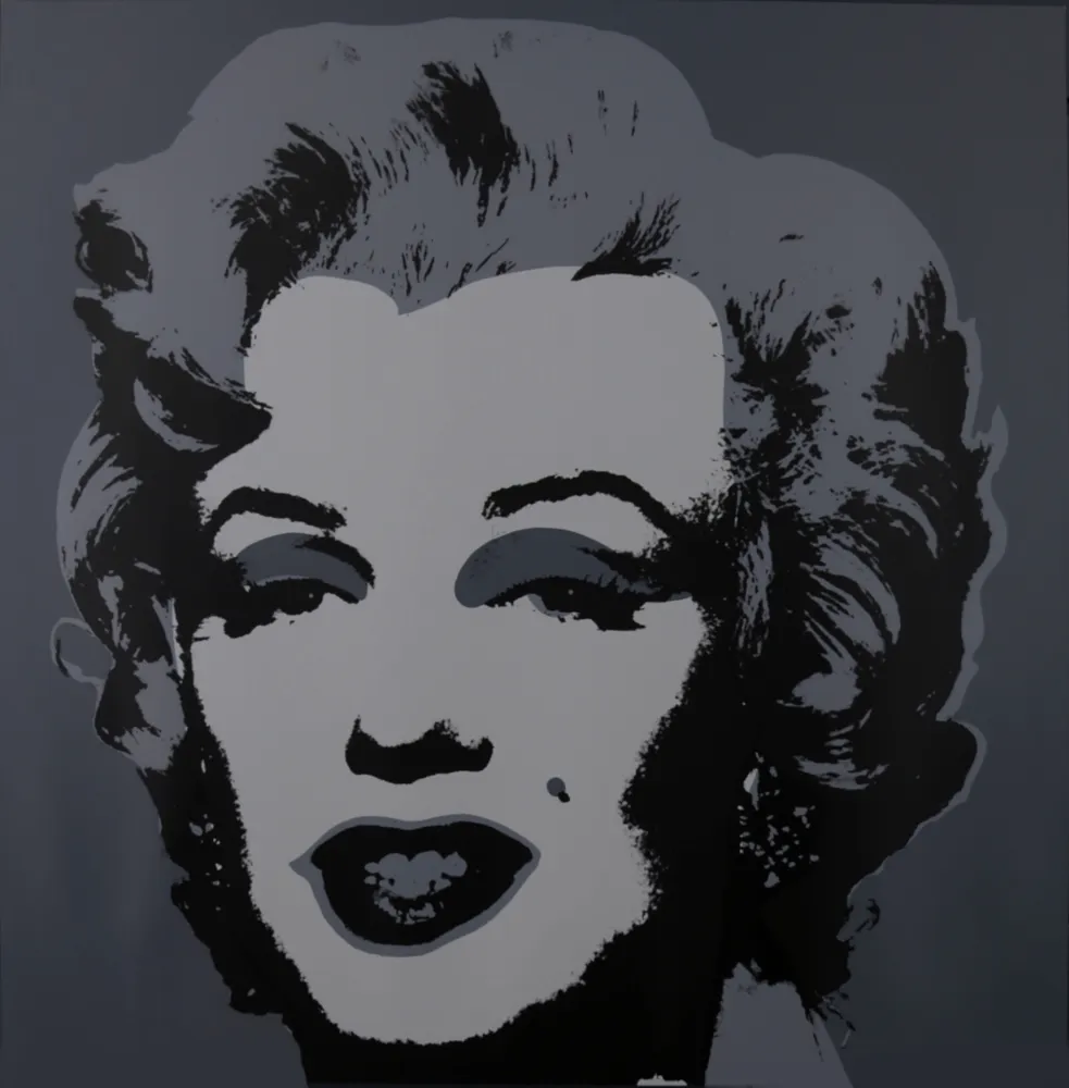 丝网印刷 Warhol - Marylin (#B), c. 1980 - Very large silkscreen