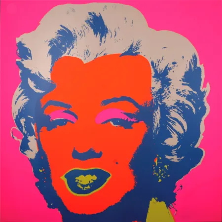 丝网印刷 Warhol - Marylin (#J), c. 1980 - Very large silkscreen