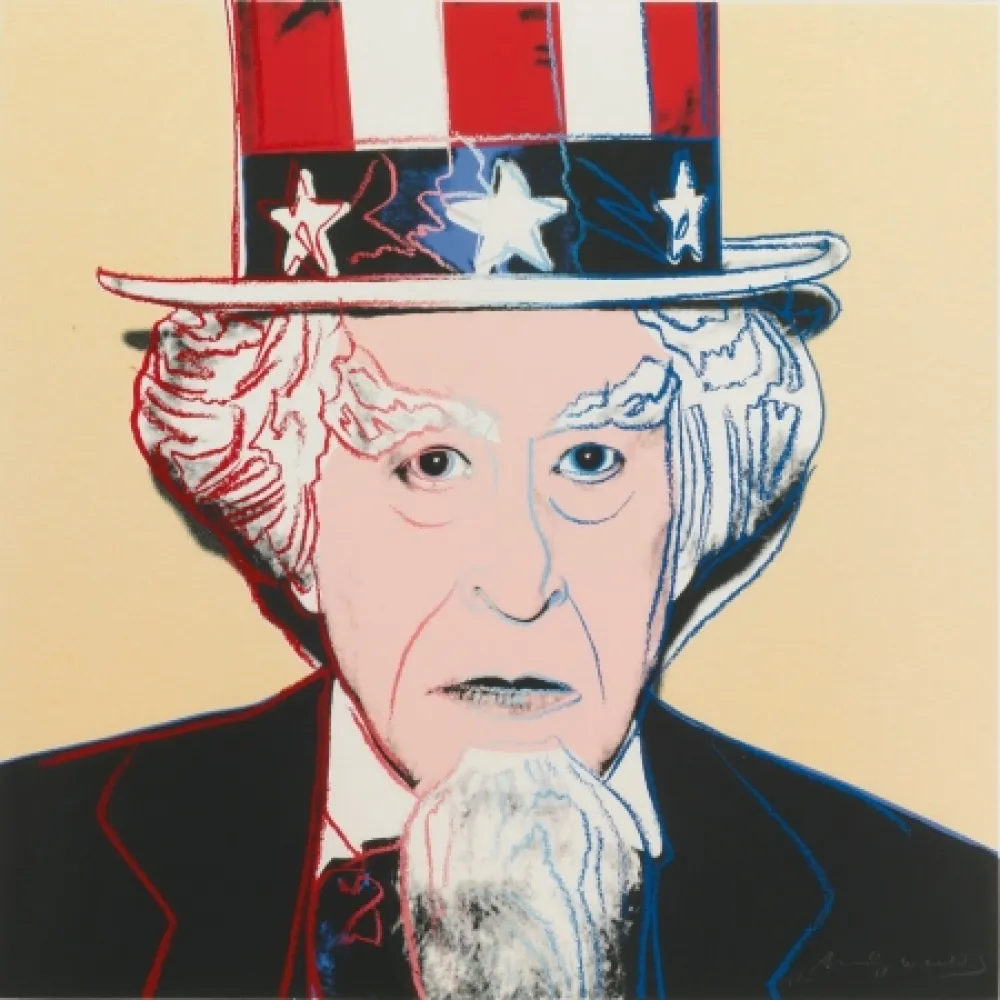 丝网印刷 Warhol - MYTHS: UNCLE SAM FS II.259