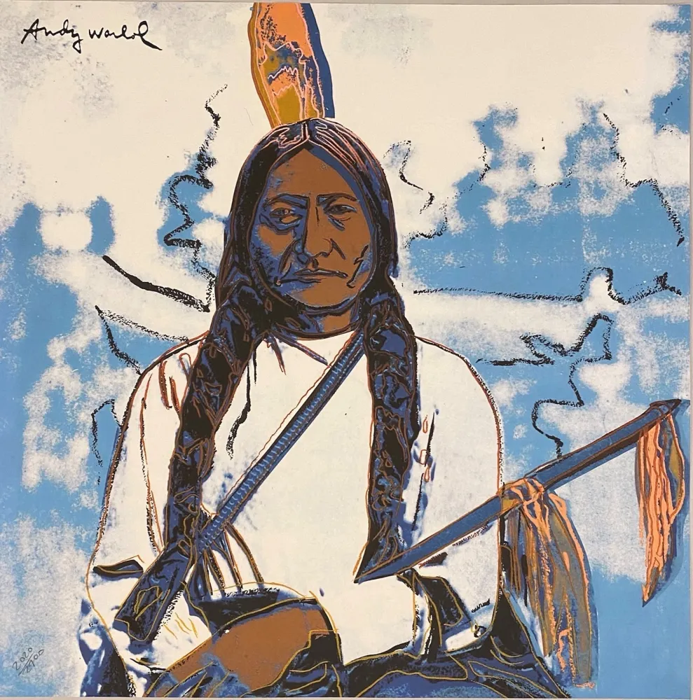 胶版印刷 Warhol - Sitting Bull