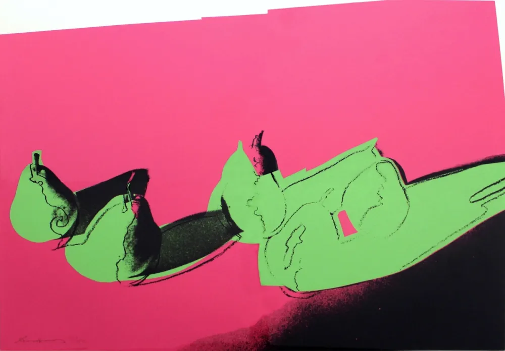丝网印刷 Warhol - Space Fruit: Pears (FS II.203)