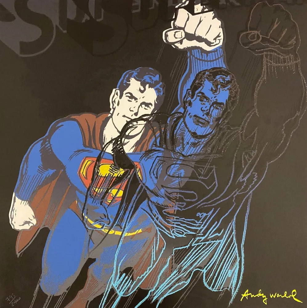 胶版印刷 Warhol - Superman