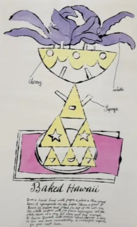 胶版印刷 Warhol - Wild Raspberries IV 137A (Baked Hawaii)