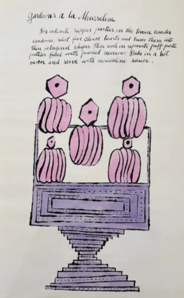 胶版印刷 Warhol - Wild Raspberries IV 140A (Gardoons A La Mousseline)
