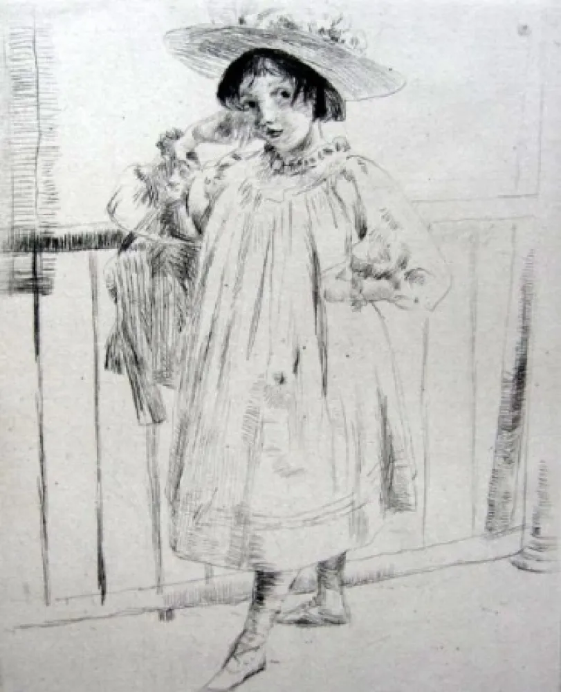 干刻版画 Weir - On the Porch