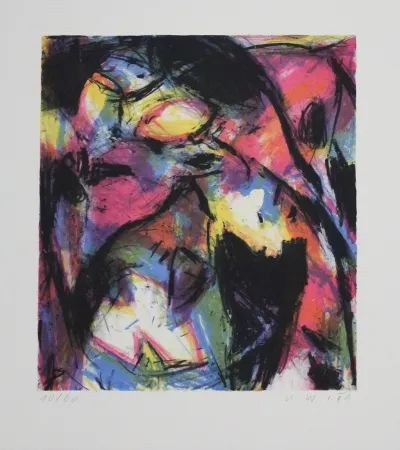 石版画 Winter - Untitled