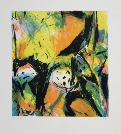 石版画 Winter - Untitled