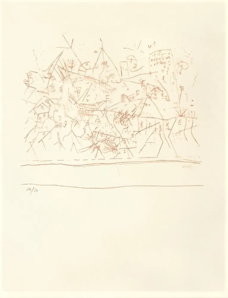 石版画 Wols - Untitled