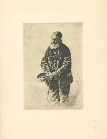 版画 Wood - A Stolen Glance