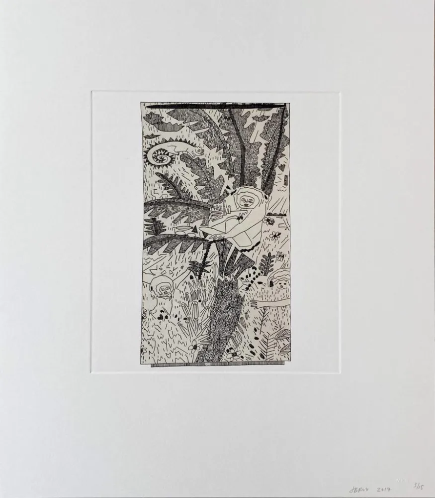 版画 Wood - Untitled (4) from 8 Pots