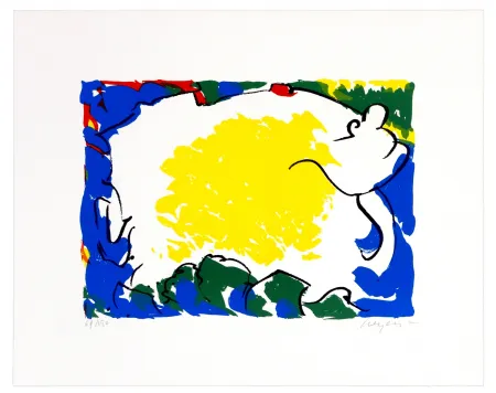 石版画 Wyckaert - Sans titre