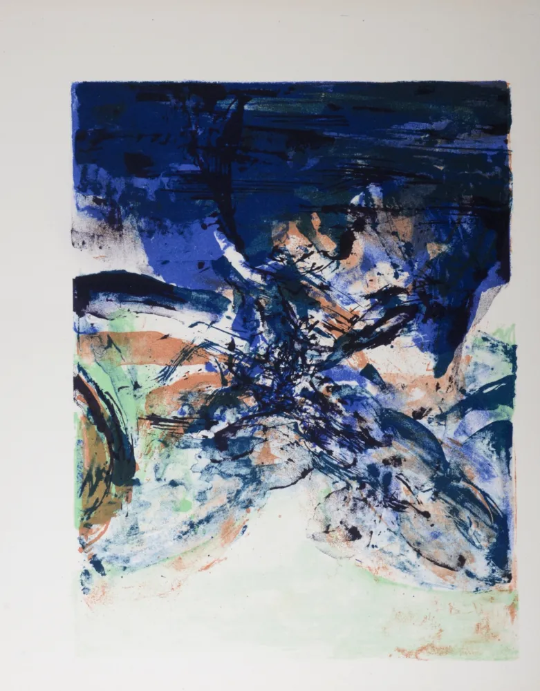 石版画 Zao - Composition - Homage to San Lazzaro, 1975