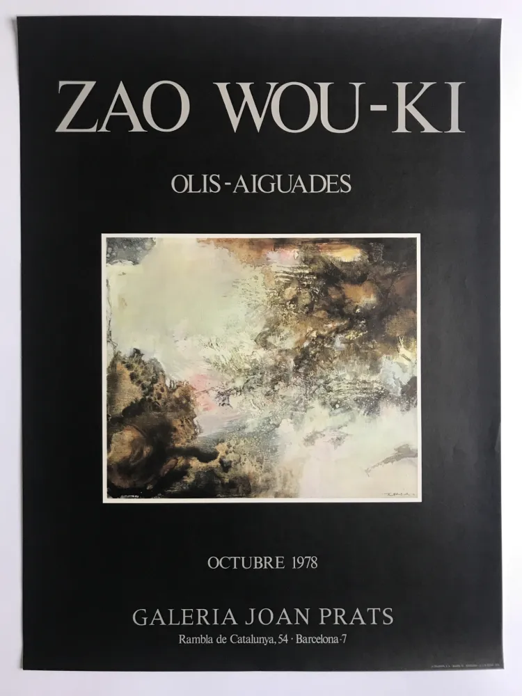 海报 Zao - Galerie Joan Prats