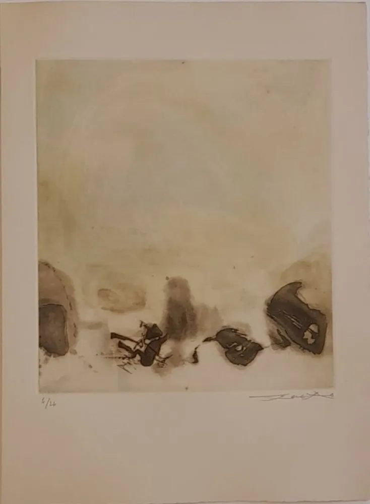 蚀刻版画 Zao - L'étang 