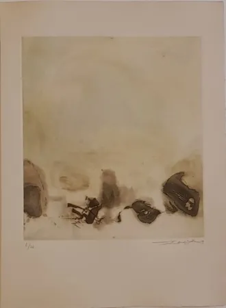 蚀刻版画 Zao - L'étang 