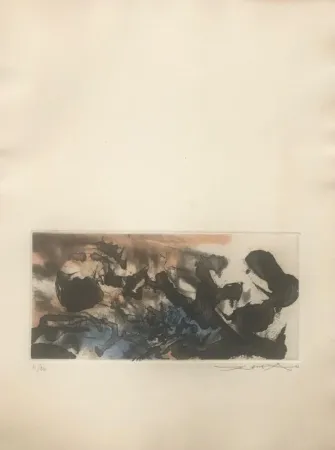 蚀刻版画 Zao - L'étang