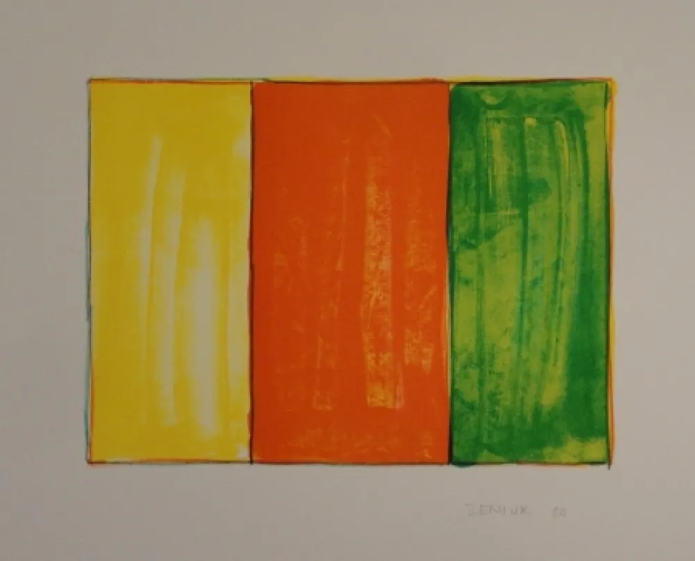 石版画 Zeniuk - Untitled