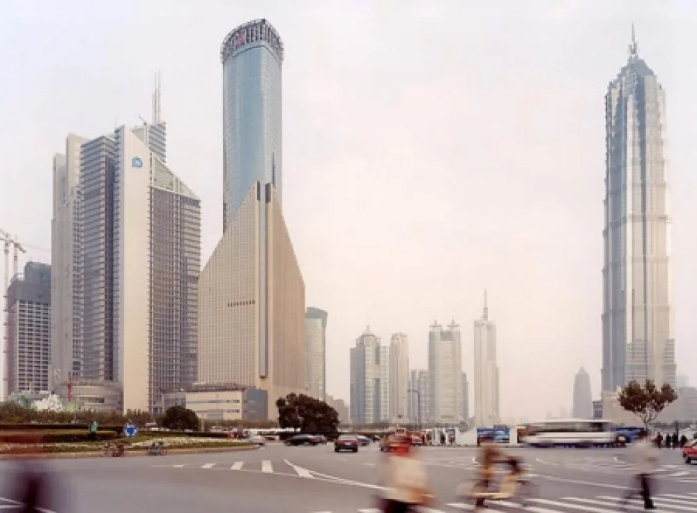 美柔汀铜版画 Zielske - Pudong VII, Shanghai