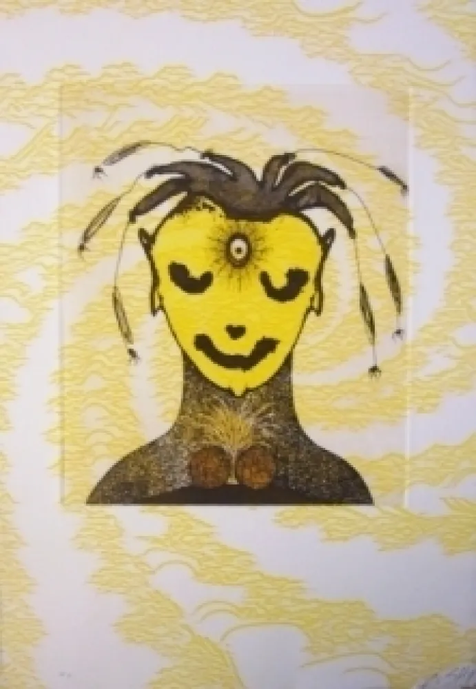 蚀刻版画 Zush - Sans titre